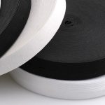 knitted elastic tape 15 mm white 501 poliester 100 mb 1